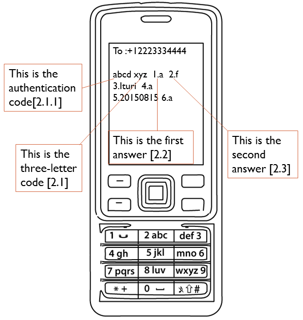 SMS example