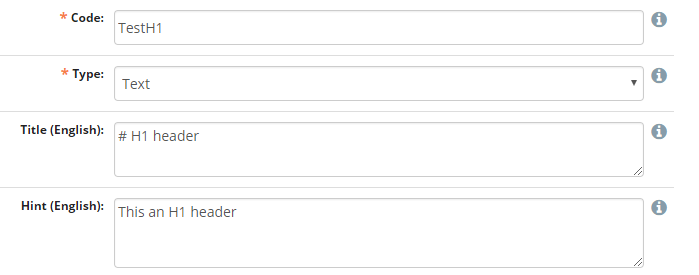 Set an H1 title in Markdown