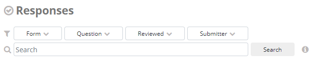 Search responses